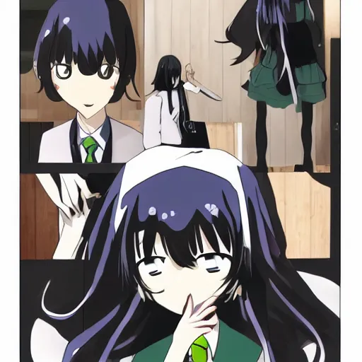 Image similar to komi from watamote