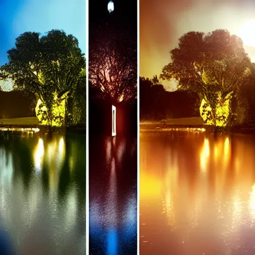 Image similar to Day and Night at the same time