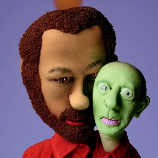 Image similar to claymation man who ’ s head is a television