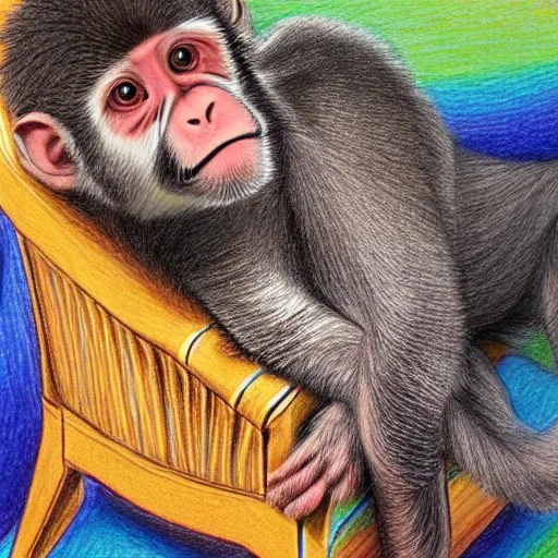 How to Draw a Pin Monkey (Wild Animals) Step by Step |  DrawingTutorials101.com