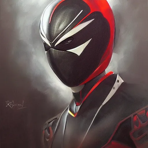 Prompt: a realistic painting by Raffaello Sanzi depicting the Kamen Rider Black with the head of Deddy Corbuzier in the Renaissance,smooth,Sharp focus,high detailed,high resolution,fine art, trending on Artstation.