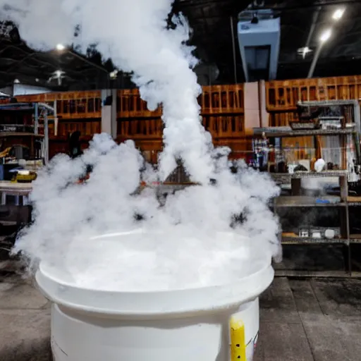 Image similar to bathing in liquid nitrogen