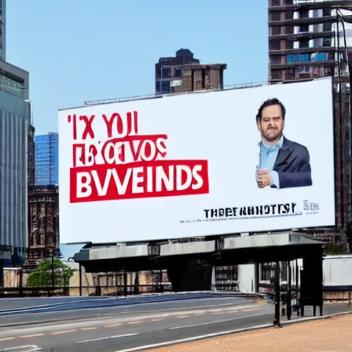 Prompt: a billboard for Tax Evasion