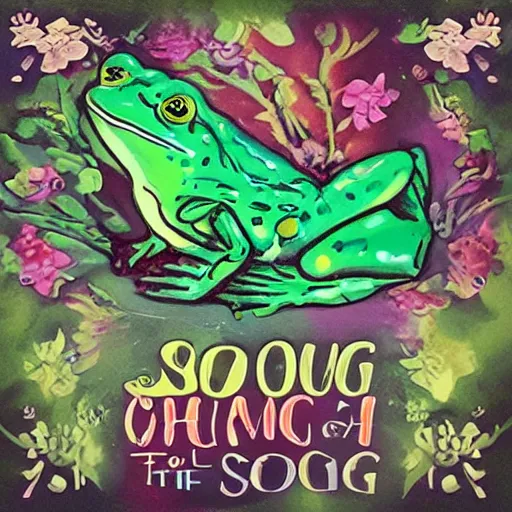 Prompt: Froggy Song Colour of Sound Song Music of Dance for Panic at the Orchestra