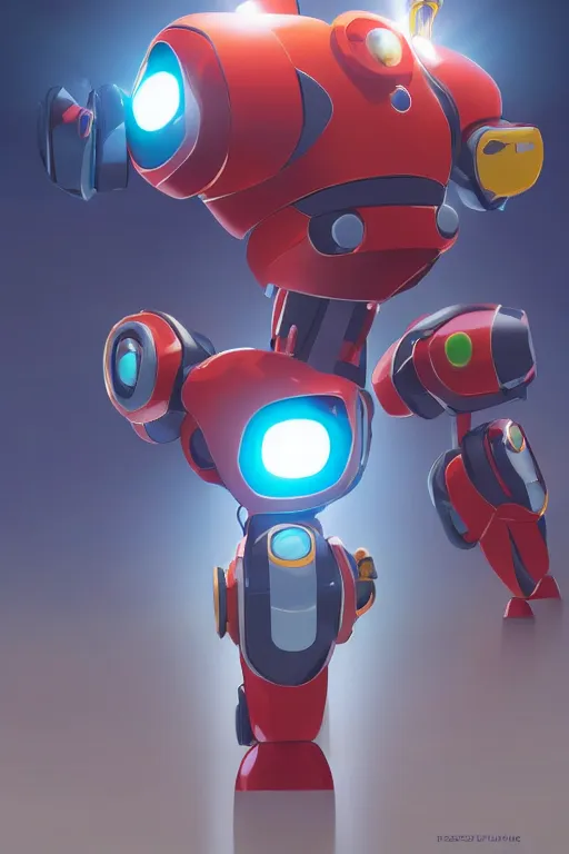 Image similar to metabots medabots medarotto medarot robot minimalist comics, behance hd by jesper ejsing, by rhads, makoto shinkai and lois van baarle, ilya kuvshinov, rossdraws global illumination ray tracing hdr radiating a glowing aura