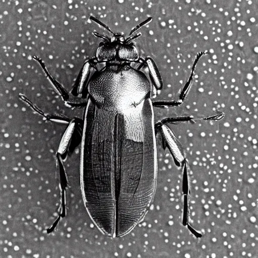 Prompt: electron microscope view of a bug