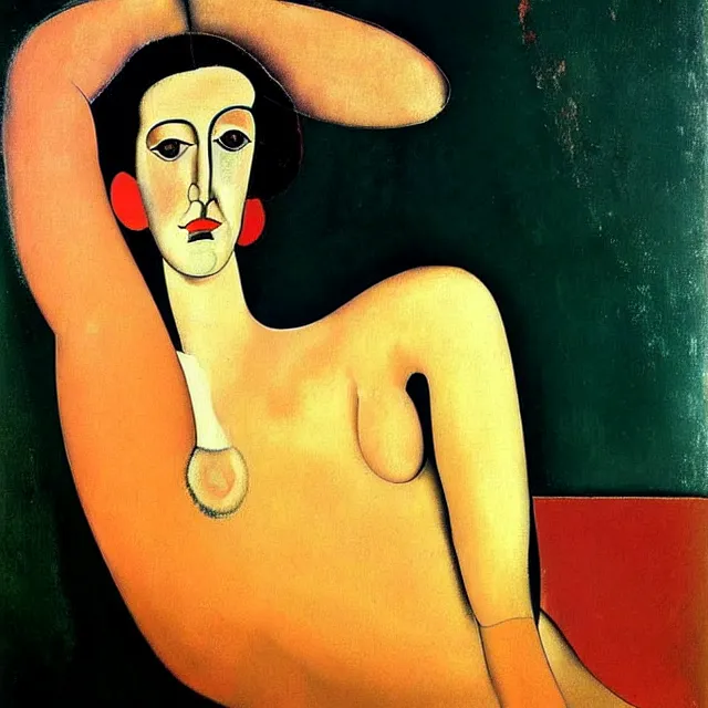 Prompt: a beautiful painting dali in the bathroom, by andy warhol amedeo modigliani realistic oil painting