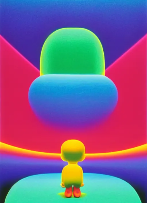 Prompt: endless by shusei nagaoka, kaws, david rudnick, airbrush on canvas, pastell colours, cell shaded, 8 k