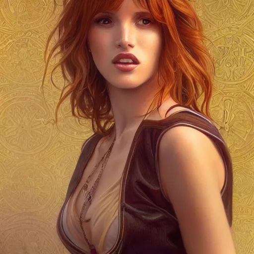 Prompt: ultra realistic illustration, bella thorne in reno 9 1 1, intricate, elegant, highly detailed, digital painting, artstation, concept art, smooth, sharp focus, illustration, art by artgerm and greg rutkowski and alphonse mucha