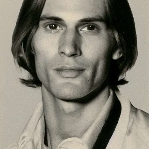 Image similar to A photograph portrait of Jerma985 with short-medium length hair a combover wearing early 1970s menswear in the early 1970s, taken in the early 1970s, grainy, taken on a 1970s Polaroid Camera, realistic, hyperrealistic, very realistic, highly detailed, very detailed, extremely detailed, detailed, digital art, trending on artstation, colorized photo