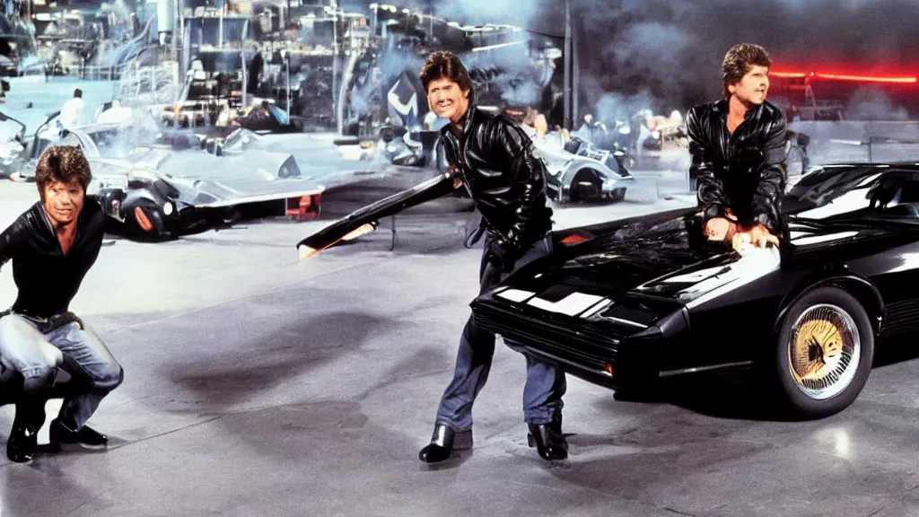 Prompt: Kitt, the knight rider