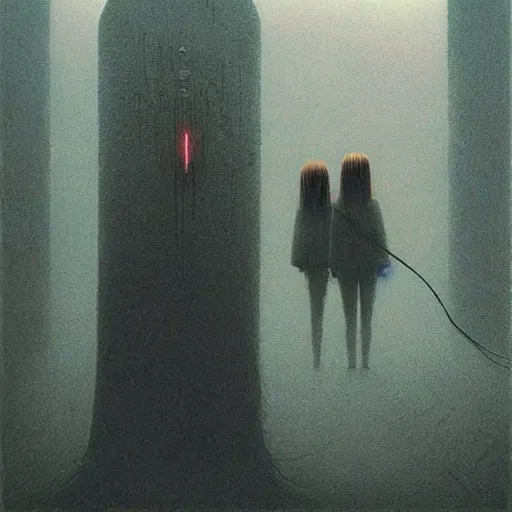 Image similar to the incredibles ( pixar ) by beksinski, beautiful detailed dystopian neon tinged digital art