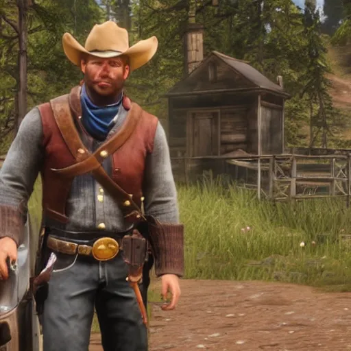 Prompt: Arthur morgan as Arthur from Arthur