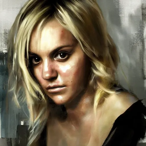 Prompt: jamie lynn spears and anna faris morphed together, hybrid, jeremy mann painting