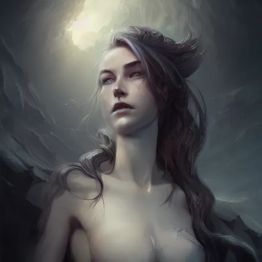 Image similar to dragon concept art by charlie bowater, highly detailed, dramatic lighting, the most beautiful image ever seen, trending on art station, post processing