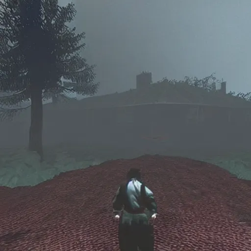 Prompt: john carpenter's the fog as a ps 1 survival horror game developed by team silent