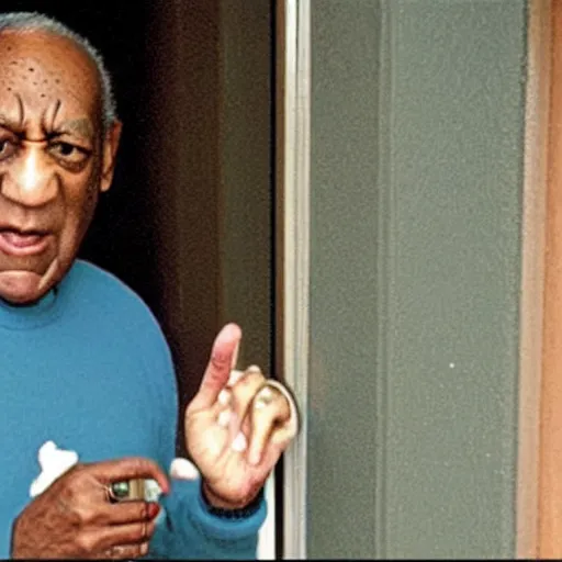 Image similar to Bill Cosby on Ring Doorbell footage