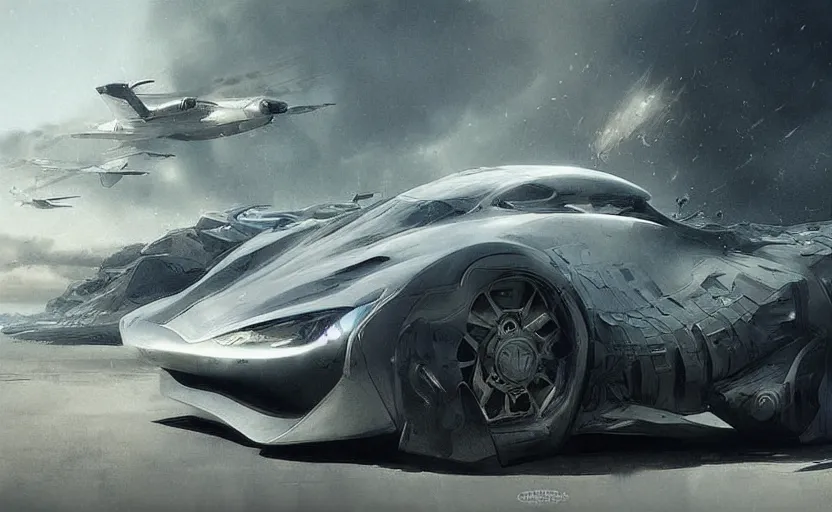 Prompt: concept car by airbus, digital art, ultra realistic, ultra detailed, art by greg rutkowski