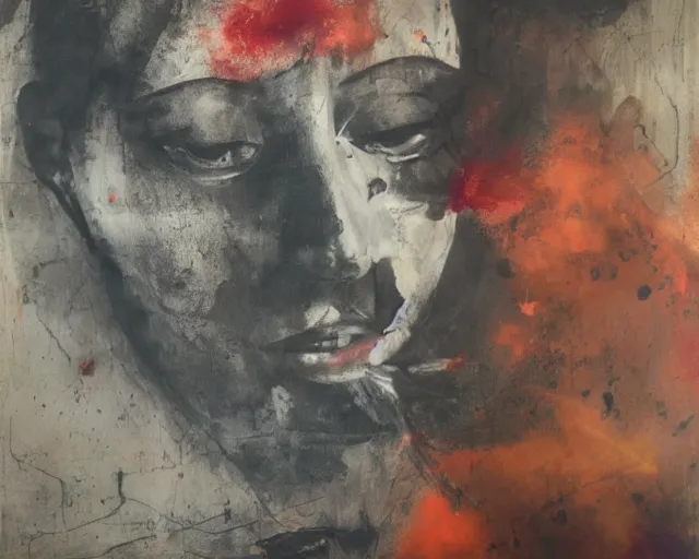 Image similar to eternal eclipse, a brutalist designed, rich deep colours, painted by guy denning, francis bacon, yoshitaka amano, sebastiao salgado, julia margaret cameron, adrian ghenie, james jean and petra cortright, part by gerhard richter, part by takato yamamoto. 8 k masterpiece.