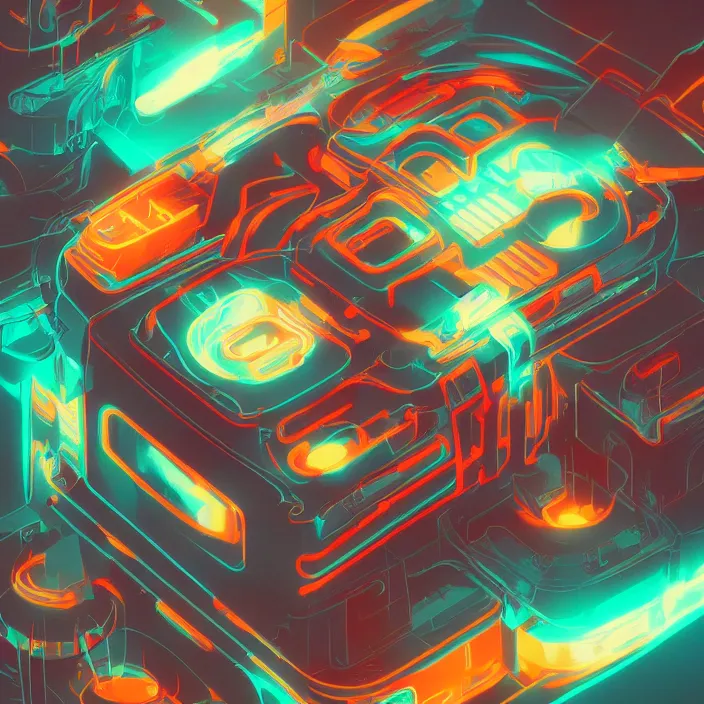 Image similar to futuristic toaster with complex circuitry, detailed technical drawing, sci-fi, 4k resolution, by Anton Fadeev, Artstation