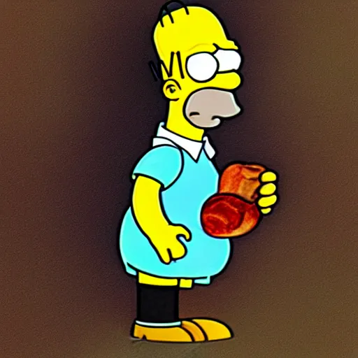 Image similar to Homer Simpson