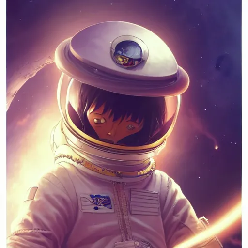 Image similar to luffy in a astronaut suit and luffy, intricate, luffy, highly detailed, digital painting, artstation, concept art, smooth, sharp focus, illustration, luffy, unreal engine 5, 8 k, art by artgerm and greg rutkowski and alphonse mucha by ode manga story