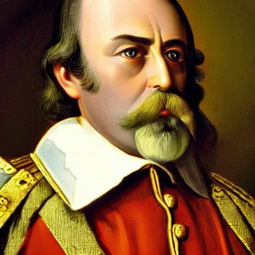 Prompt: russian tsar Peter The Great clean-shaven with small mustache 18th century installs operating system on desktop computer oil painting, detailed, artfully traced, 4k resolution, cinematic, dramatic