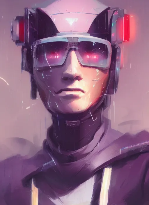 Image similar to concept art close up poor cyberpunk character, by shinji aramaki, by christopher balaskas, by krenz cushart