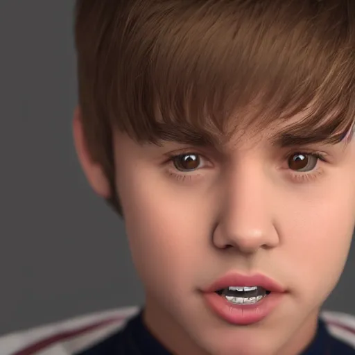 Image similar to hyperrealistic dslr film still of justin beiber with buck - tooth beaver teeth, stunning 8 k octane comprehensive 3 d render, inspired by istvan sandorfi & greg rutkowski & unreal engine, perfect symmetry, dim volumetric cinematic lighting, extremely hyper - detailed, incredibly real lifelike attributes & flesh texture, intricate, masterpiece, artstation