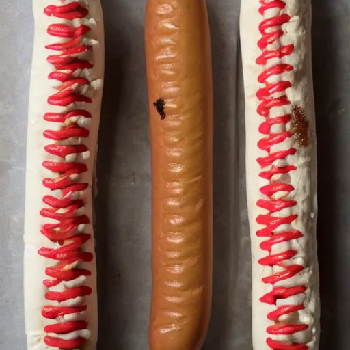 Image similar to baseball bat hotdog