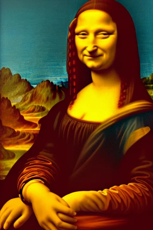 Image similar to Homer Simpson as Mona Lisa,