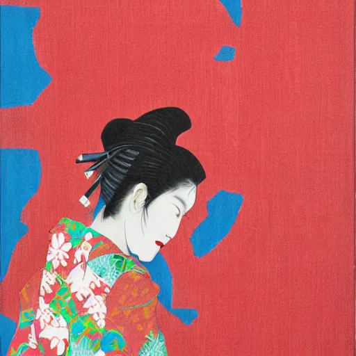 Prompt: japanese contemporary art