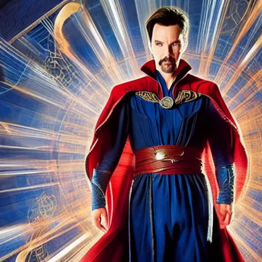 Prompt: Film still of Jim Carrey as Doctor Strange