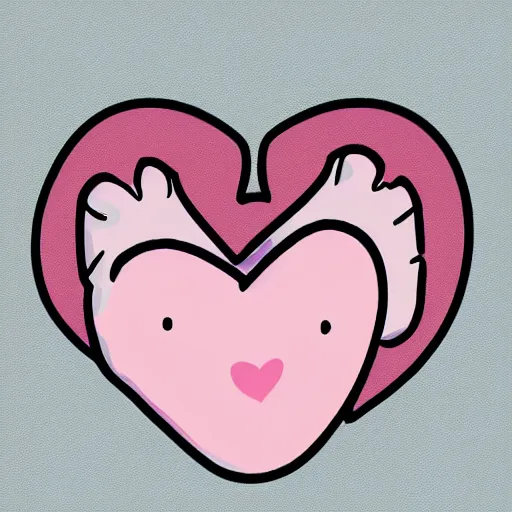 Image similar to cute hedgehog heart love laughing cute adorable emote twitch waving lineart