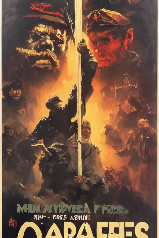 Prompt: Movie poster of Papers Please, Highly Detailed, Dramatic, eye-catching, A masterpiece of storytelling, by frank frazetta, ilya repin, 8k, hd, high resolution print