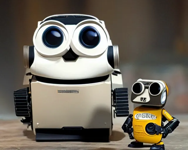 Image similar to Wall-E Funko Pop with package