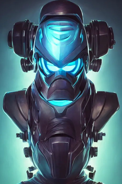 Image similar to epic mask helmet robot ninja portrait stylized as fornite style game design fanart by concept artist gervasio canda, behance hd by jesper ejsing, by rhads, makoto shinkai and lois van baarle, ilya kuvshinov, rossdraws global illumination radiating a glowing aura global illumination ray tracing hdr render in unreal engine 5