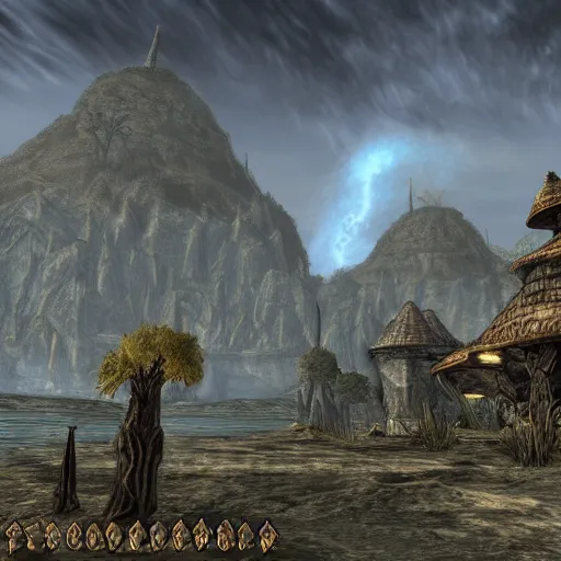 Image similar to telvanni peninsula, morrowind, elder scrolls online chapter, landscape