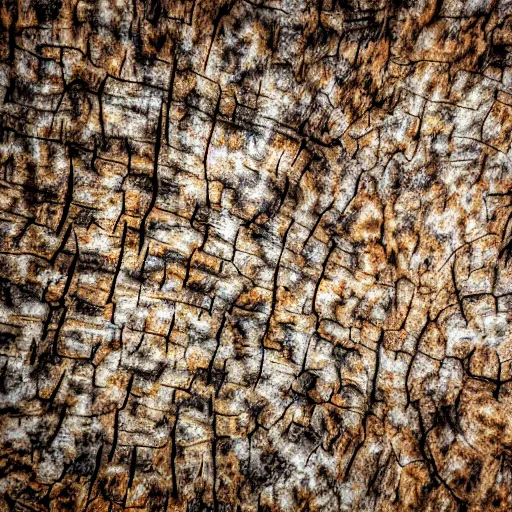 Image similar to dark rustic cracked flaky log wood texture, award winning photo, vintage, gritty, upscaled, HD 8k