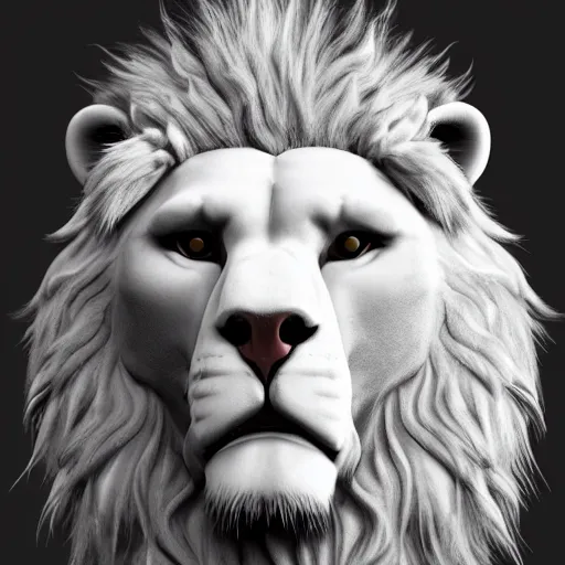 Prompt: a man with a lion head, zoom out, smooth, 8k, unreal engine 5, digital art