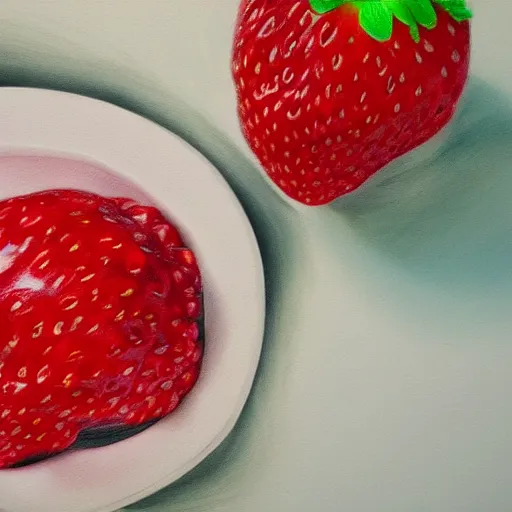 Image similar to david beckham in the form of strawberries photorealism, super detail,