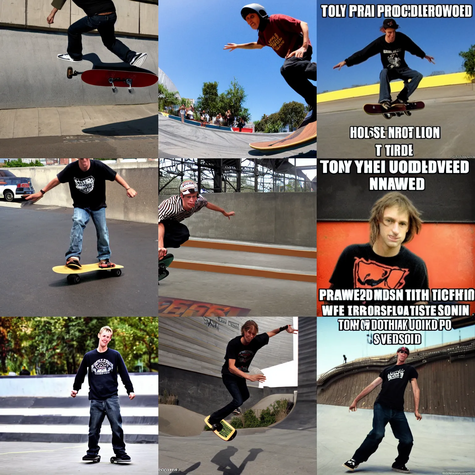 Prompt: tony hawk pro unemployed