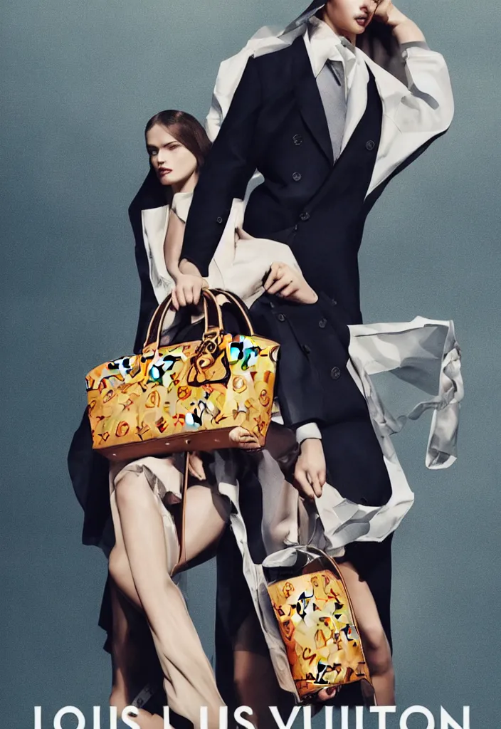 Louis Vuitton advertising campaign poster.