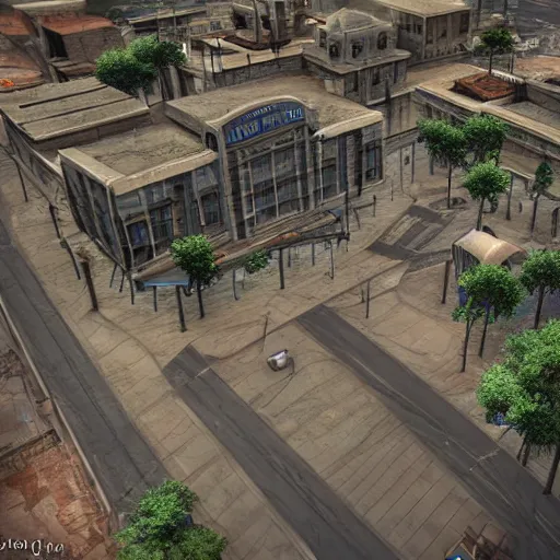 Image similar to antareth city downtown - a photorealisic, cinematic shadow, responsive, cgi, very details, list of place in antareth city which you must far way from there because gangs and criminal activity