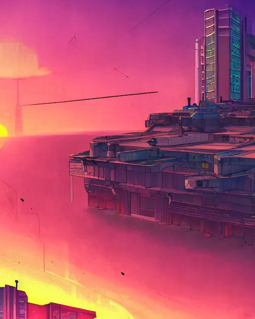 Image similar to architecture by alvaro leite siza vieira, postcyberpunk crystal myst sci - fi evil wilderness san andreas sunset apocalyptic laser atlantis at night at dusk anime vice city, archdaily, wallpaper, highly detailed, trending on artstation.