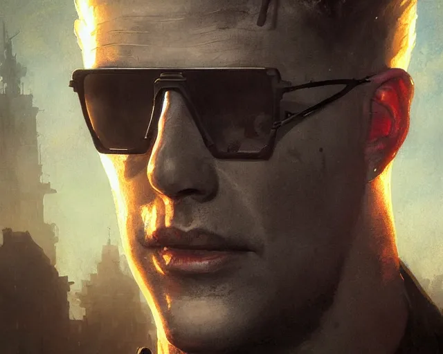 Prompt: highly detailed portrait of albert wesker, in dying light, stephen bliss, unreal engine, fantasy art by greg rutkowski, loish, rhads, ferdinand knab, makoto shinkai and lois van baarle, ilya kuvshinov, rossdraws, tom bagshaw, global illumination, radiant light, detailed and intricate environment