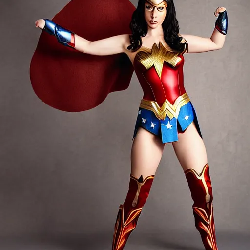 Prompt: wonderwoman, photograph by peter kemp