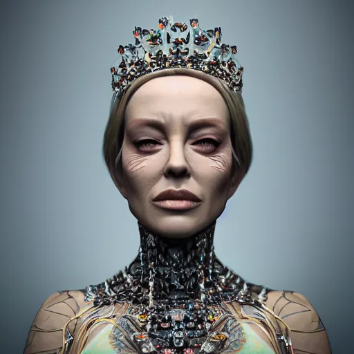 Prompt: queen of vile, 4 k, intricate, jaw dropping, gorgeous, surreal, octane render