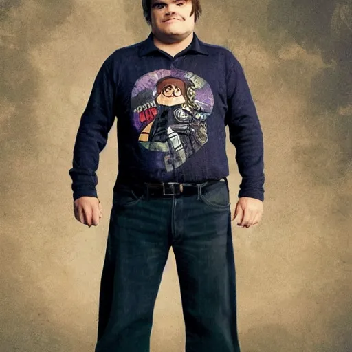 Prompt: jack black stand user