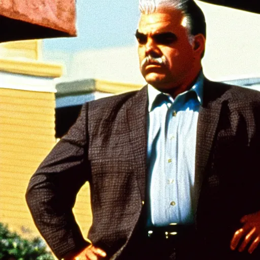 Image similar to a screen still of john ratzenberger in goodfellas